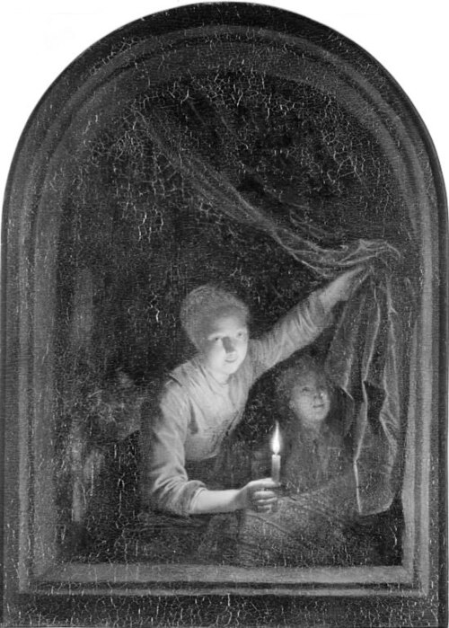Girl with a Candle, 1657, Gerrit Dou