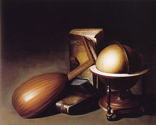 Globe, Books and Lute, 1635, Gerrit Dou