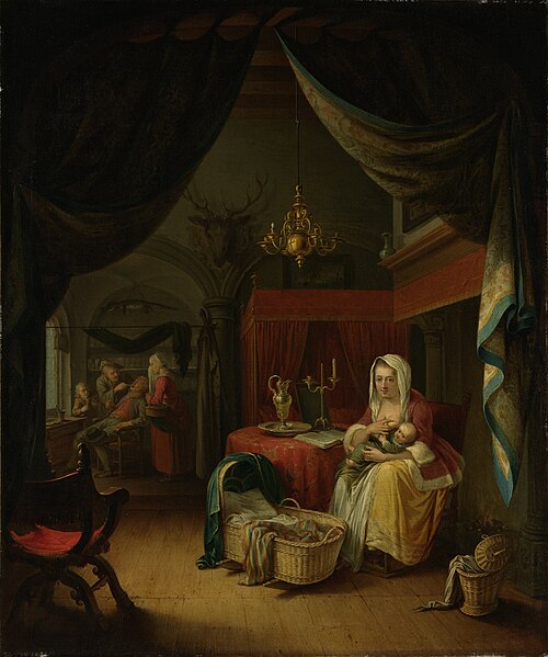 Triptych: Allegory of Art Training, 1770, Gerrit Dou