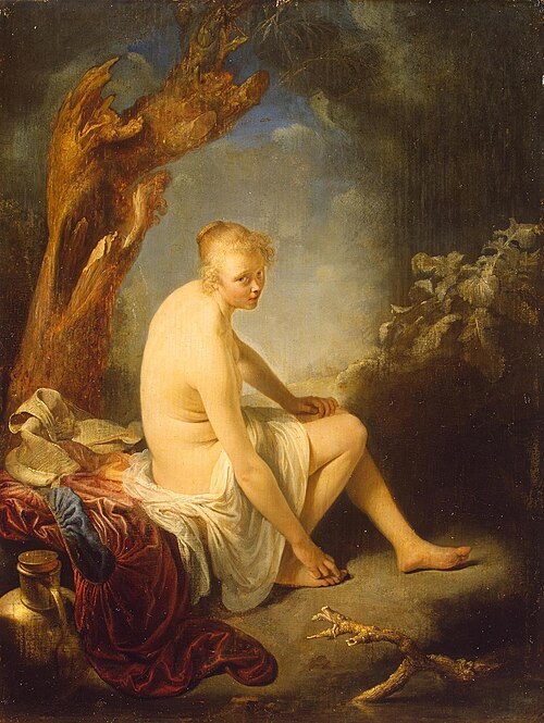 Woman Bather, 1665, Gerrit Dou