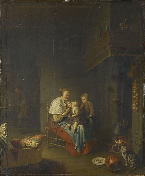 The Carpenter's Family, 1670, Gerrit Dou