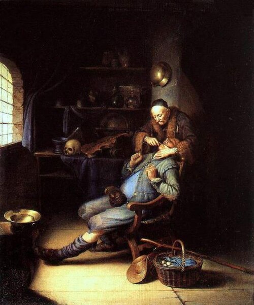 The Tooth Puller, 1650, Gerrit Dou