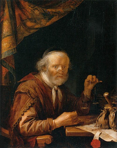 The Moneylender, 1664, Gerrit Dou