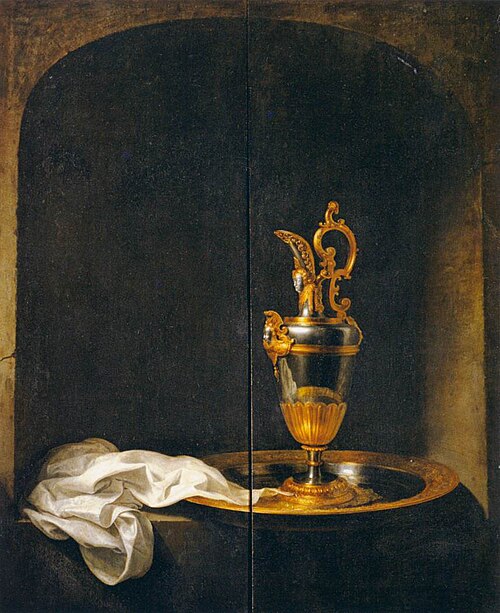 The Silver Ewer, 1663, Gerrit Dou