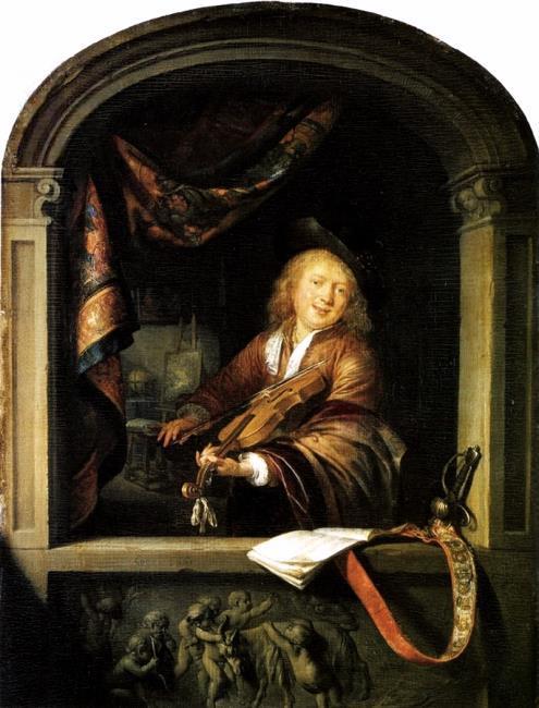 The Violin Player, 1665, Gérard Dou