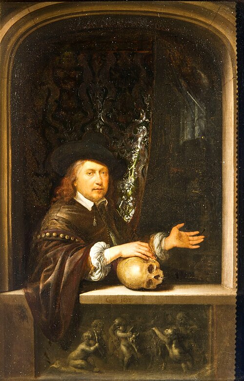 Portrait of the Painter, 1658, Gerrit Dou