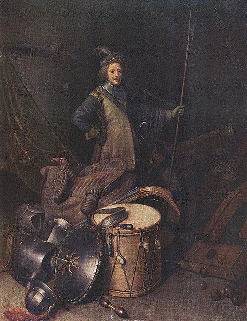 Portrait of an Officer, 1630, Gerrit Dou