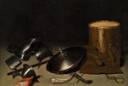 A Still-life Piece with Armour, 1650, Gerrit Dou