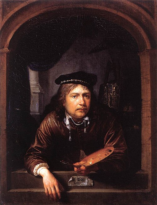 Autoportrait, 1657, Gérard Dou