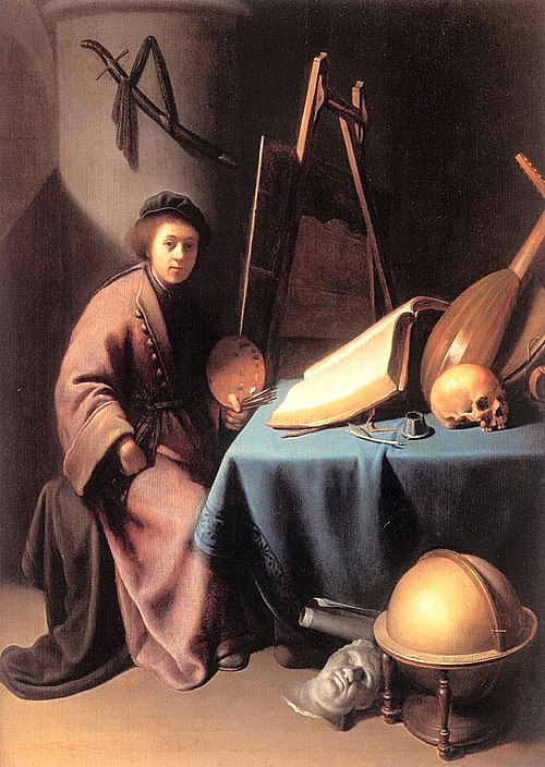 The Painter in his Studio, 1632, Gerrit Dou