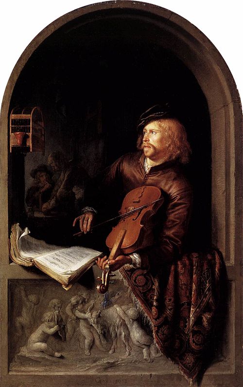 Violon Player, 1653, Gérard Dou