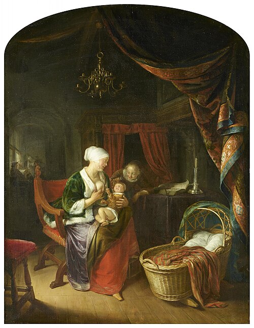 The Young Mother, 1657, Gerrit Dou