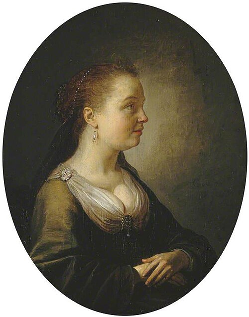 Portrait of a girl, 1639, Gerrit Dou