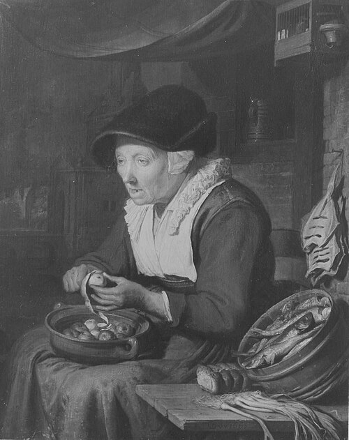 Heringsverkäuferin, 1667, Gerrit Dou
