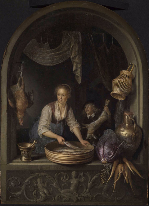 Girl in a Window, 1652, Gerrit Dou