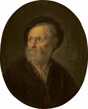 Bust of a Bearded Man, 1643, Gerrit Dou