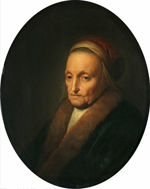 Bust of Rembrandt's Mother, 1630, Gerrit Dou