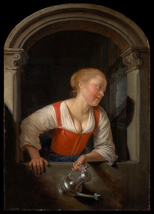 Girl at a Window, 1655, Gerrit Dou
