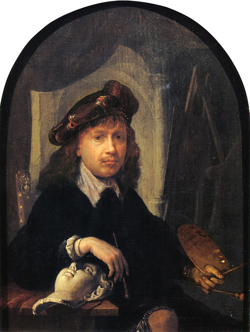 Self-Portrait, 1650, Gerrit Dou