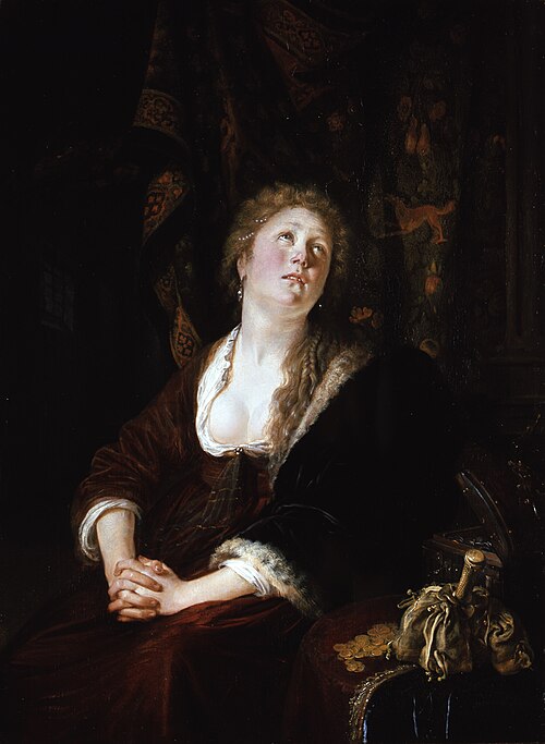 Penitent Magdalene (Allegory of Greed), 1655, Gerrit Dou