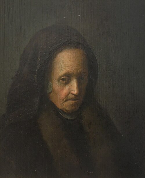 Portrait of Rembrandt's Mother, 1650, Gerrit Dou