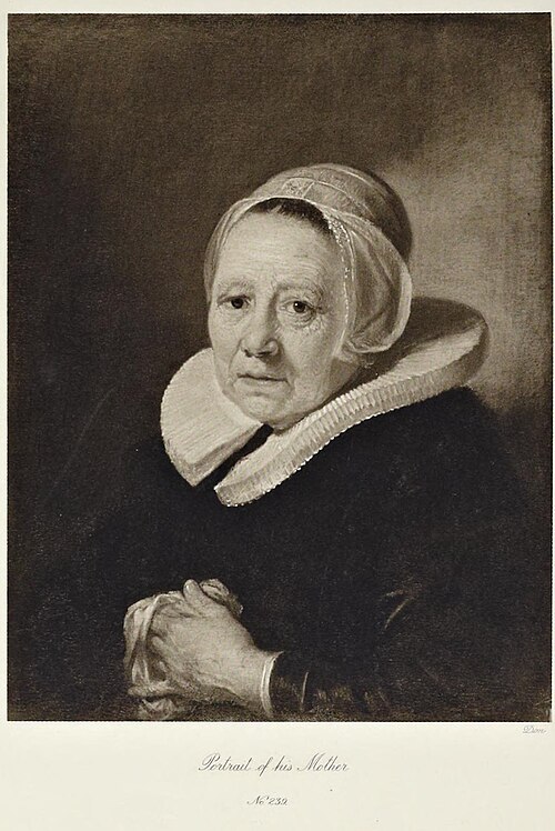 Portrait of Maria Jans, Dou's Mother, 1650, Gerrit Dou