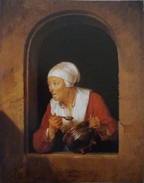 The Frugal Meal, 1665, Gérard Dou