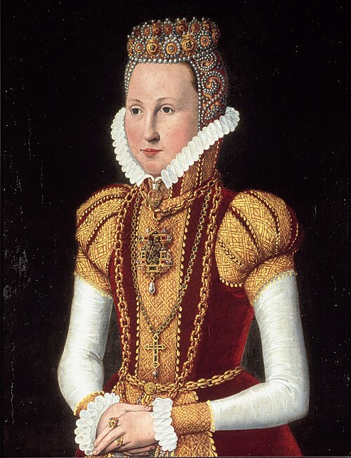 Portrait of Queen Sophie, ca. 1572, 1572, Hans Knieper
