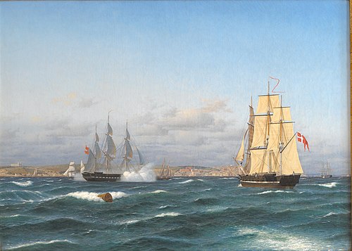 Lissabons rhed, 1843, Niels Carl Flindt Dahl