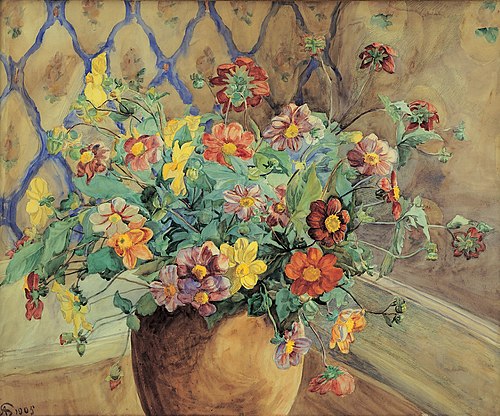 Branche de pommier en fleurs, 1905, Anna Syberg
