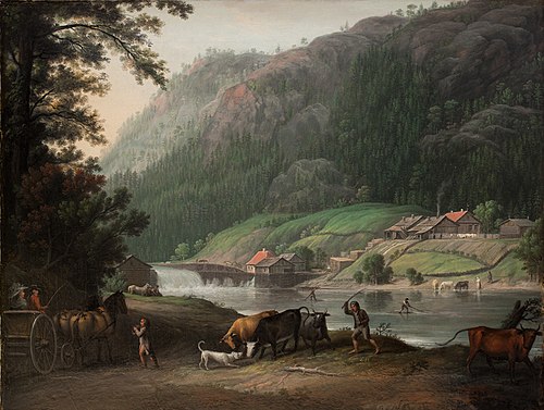 Tistedalen ved Frederikshald i Norge, 1788, Eric Paulsen