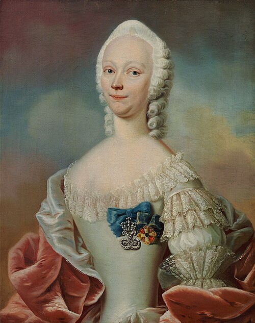 Portrait of Elisabeth von Mösting, 1750, Peder Als