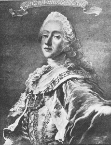 Portrait of Frederik Christian Danneskiold-Samsøe., 1750, Peder Als