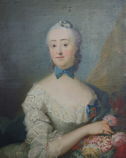 Portrait of Birgitte "Birte" Rosenkrantz., 1755, Peder Als