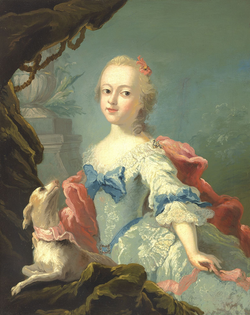 Portrait of Princess Louise of Denmark., 1760, Peder Als
