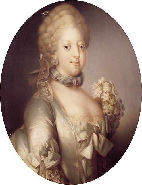Queen Carolina Matilde of Denmark (1751-1775), 1775, Peder Als