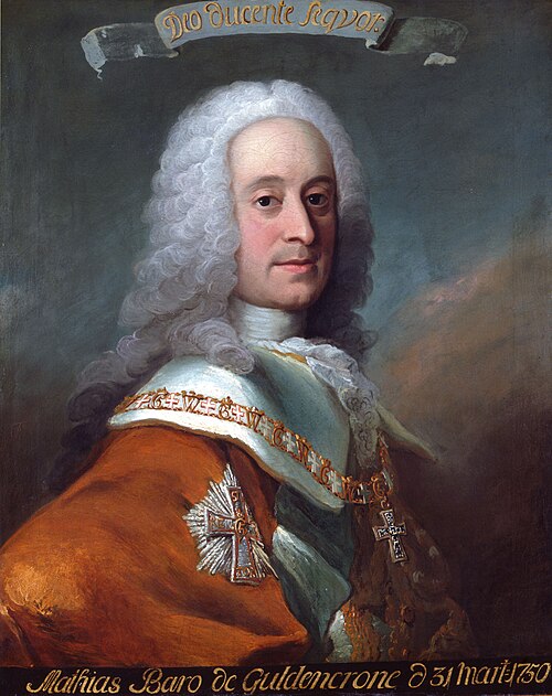 Baron Matthias Güldencrone., 1750, Peder Als