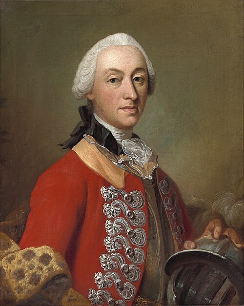 Portrait of colonel Christian Ulrich von Sundt., 1750, Peder Als