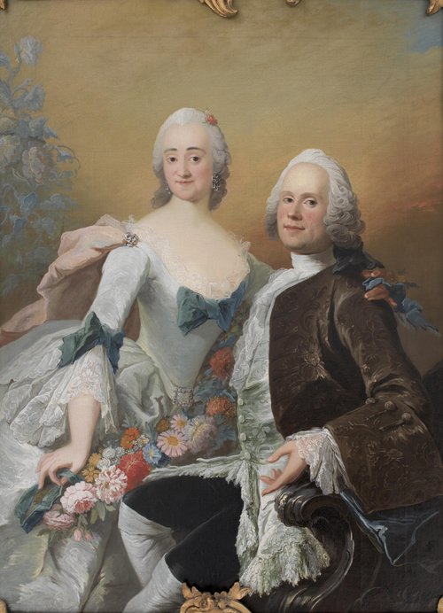 The Court Jeweller Christopher Fabritius and his Wife Gundel, née Berntz, 1752, Peder Als