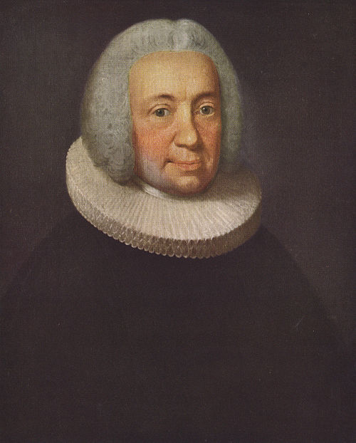 Hans Adolph Brorson (1694-1764), Danish bishop and hymn writer., 1756, Johan Hörner
