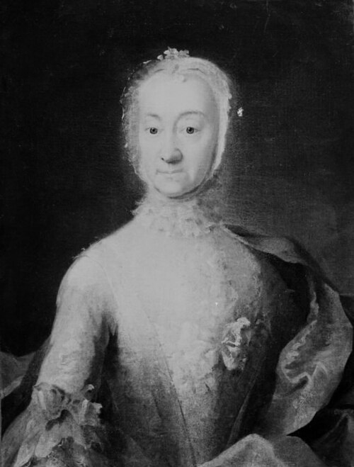 Portrait of Mrs. Brorson, 1744, Johan Hörner