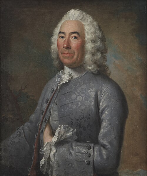 Portrait og an Elderly Gentleman, 1744, Johan Hörner