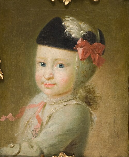 Portrait of Carl Christian Laurentius Birch, 1756, Johan Hörner