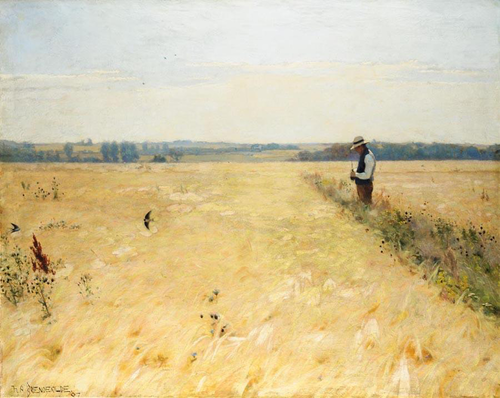 In the Cornfield., 1887, H. A. Brendekilde