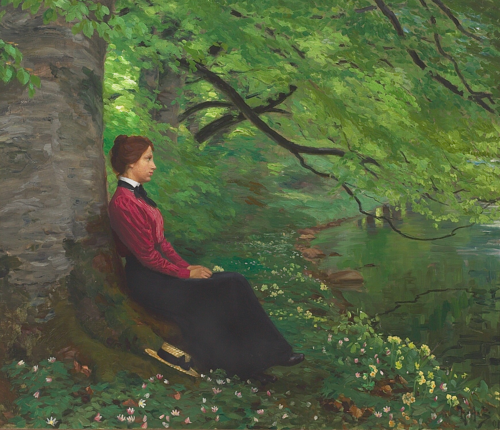 The artist's daughter Meta Maren., 1901, H. A. Brendekilde