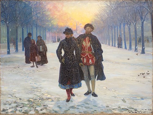 Morning after the carnival., 1884, H. A. Brendekilde
