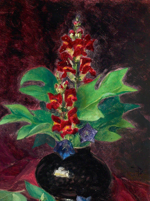 Arrangement with flowers., 1908, H. A. Brendekilde