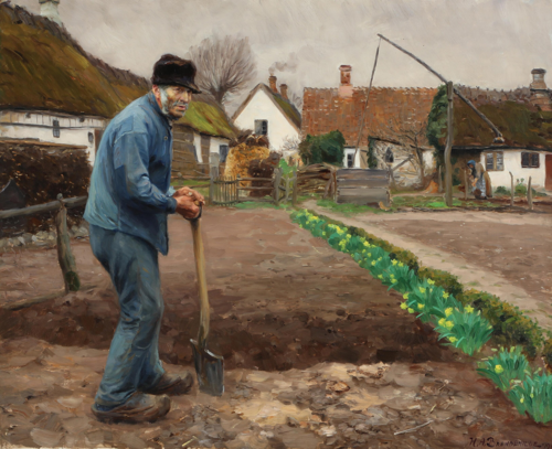 Christian Væver of Rønnebæk., 1911, H. A. Brendekilde
