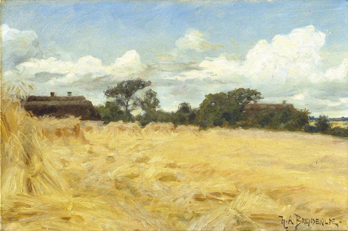 Wheatfields., 1908, H. A. Brendekilde