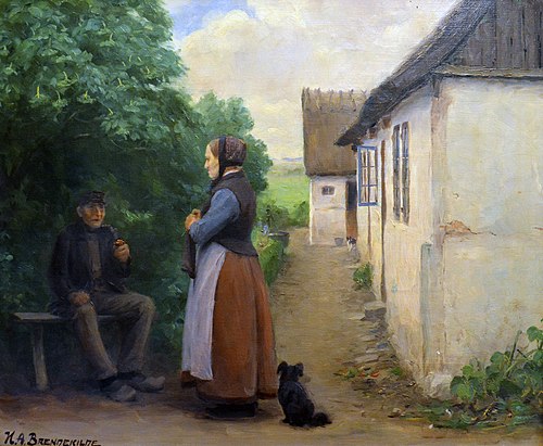 Bauernpaar, , H. A. Brendekilde
